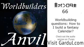 Episode 66 Worldbuilding questions How to I build a fantasy Calendar [upl. by Aihsital203]