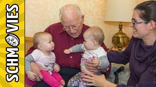 The Twins Meet Their GreatGrandparents 😍 [upl. by Avigdor]