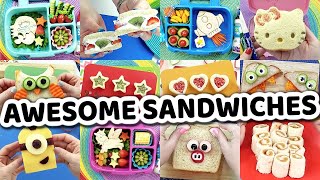 25 Fun amp Easy SANDWICH Ideas You NEED to Try For Lunch  BUNCHES OF LUNCHES [upl. by Annaillil51]