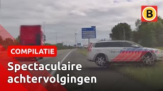 HEFTIGE ACHTERVOLGINGEN voor de POLITIE in 2023  Omroep Brabant [upl. by Lambard240]