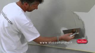 Travertino Toscano  How to apply Travertine plaster [upl. by Lanie123]