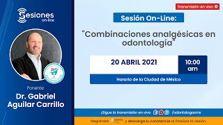 Sesión OnLine quotCombinaciones analgésicas en odontologíaquot [upl. by Acinelav]