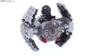 LEGO Star Wars Microfighters TIE Advanced Prototype review 75128 [upl. by Raoul]