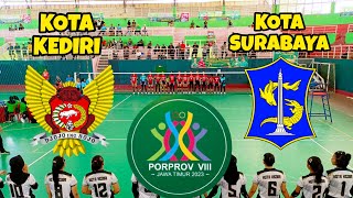 LIVE PORPROV JATIM 2023 KOTA KEDIRI VS KOTA SURABAYA [upl. by Cissiee152]