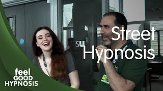 Full Street hypnosis set from hypnotic induction to coming out of trance [upl. by Cychosz]