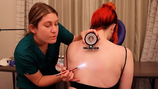 ASMR for DEEP SLEEP  Nervoscope Spine Tracing amp Chiropractic Exam [upl. by Martinsen]