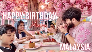 ഈ HEAVENLY LIFE തന്നത് സോനു ആണ് 🥰 MASHU’s BIRTHDAY IN ELampN LONDON CAFE 🥳🤩  PAVILLION MALAYSIA 🇲🇾😍 [upl. by Yenitirb325]