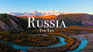 Top 10 Places To Visit In Russia  4K Travel Guide [upl. by Palgrave684]