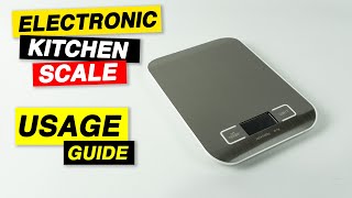 Electronic Kitchen Weighing Scale Usage Guide  1g  5kg Digital LCD Display [upl. by Dreyer842]