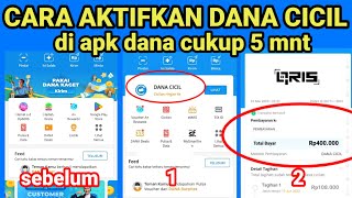 CARA AKTIFKAN MENU DANA CICIL DI APLIKASI DANA [upl. by Nnaeiram]