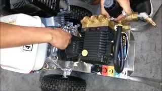 How to Remove Replace amp Install a Pressure Washer Pump [upl. by Ellerihs146]