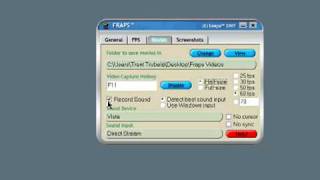 How To  Make FRAPS Run ingame with little to no input lag [upl. by Kcirdneked]