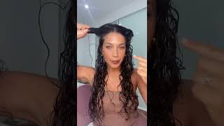 UPDATED CURLY HAIR ROUTINE full details in my latest youtube video curlyhairroutine curls [upl. by Ariaz]