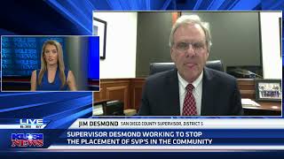 San Diego County Supervisor Jim Desmond on proposed SVP placement [upl. by Stephenson]