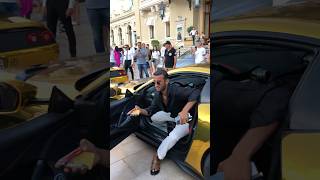 Billionaire sheikhs arriving with golden supercars at Casino billionaire monaco luxury lifestyle [upl. by Dlabihcra655]