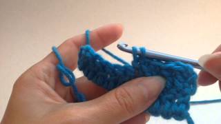 Herringbone Double Crochet Stitch [upl. by Rustin907]