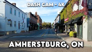 🚗 Charming Amherstburg Ontario in Glorious 4K Discover Historic Beauty and Riverside Serenity 🏰 [upl. by Kendra]