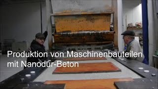 Produktion von UHPCElementen Deutsch aus Ultra High Performance Concrete [upl. by Alisan76]