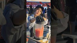 myeongdong street food koreanstreetfood mukbang seoultrip citytour seoulwalk korea [upl. by Atteinotna]