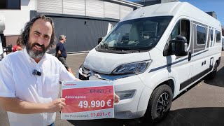 LUXUS CAMPERVAN NAGELNEU 49990 € • Carado Wohnmobile NIGELNAGELNEU auf Citroen Basis [upl. by Calandra601]