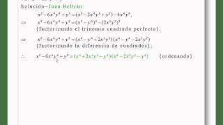 Descomposición en factores de expresiones algebraicas Baldor10615 y 16 [upl. by Armanda]