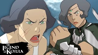 Lin vs Suyin Beifong 🔩 Full Scene  Legend of Korra [upl. by Rese]