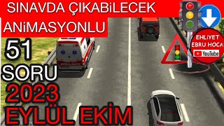 YİNE EFSANEYİZ2023 EYLÜL EKİM EHLİYET SINAV SORULARI EHLİYET SINAV SORULARI 2023 ehliyetebruhoca [upl. by Omidyar]