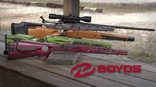 Boyds Hardwood Gunstocks  Better Performance Better Accuracy Better With Boyds [upl. by Mutz]