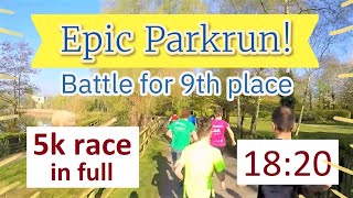 Parkrun UK  5K Race POV Video  Running A Sub 19 Minute 5K  Epic Virtual Run For Treadmill [upl. by Joanna487]