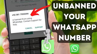 Whatsapp banned my number solution  How to unbanned whatsapp number [upl. by Aldridge]