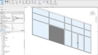 Revit  Insertion dune porte dans un murrideau 2 de 2 [upl. by Loesceke]