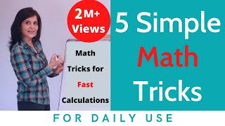 5 Simple Math Tricks For Fast Calculations  Mathematics Tricks for Daily Use  ChetChat Math Tips [upl. by Nyleuqaj]