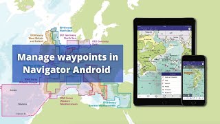 Add amp manage waypoints in Imray Navigator for Android [upl. by Hola]