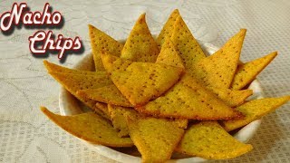 nachos recipe  homemade nachos recipe without oven  tortilla chips recipe  nacho chips recipe [upl. by Auqkinahs]