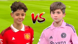 Ronaldo JR vs Messi JR  Quién es el próximo GOAT [upl. by Aeht]