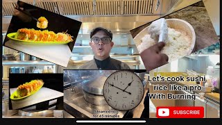 How to Cook Sushi Rice in Stemmer like a Pro let’s go burningchef [upl. by Ashton]