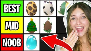 ADOPT ME EGG TIER LIST 2022 [upl. by Rebekah]