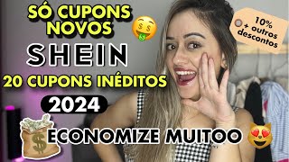 SHEIN CUPONS de DESCONTO ATUALIZADOS 2024  SUPER DESCONTO NAS COMPRAS SHEIN [upl. by Adnak486]