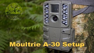 Moultrie A30 setup A quick guide to the A30 budget trail camera [upl. by Cathi818]