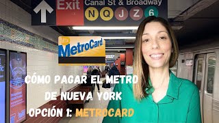 Cómo pagar el Metro de Nueva York con MetroCard [upl. by Skrap901]