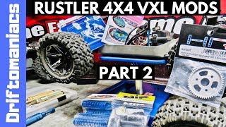 Traxxas Rustler 4x4 VXL Upgrades amp Mods Part 2 [upl. by Haberman]