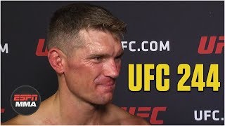 Stephen quotWonderboyquot Thompson talks win over Vicente Luque  UFC 244  ESPN MMA [upl. by Luanni]