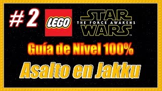 LEGO Star Wars El Despertar de la Fuerza  Guía de Nivel 100  Parte 2  Asalto en Jakku [upl. by Oiramaj]