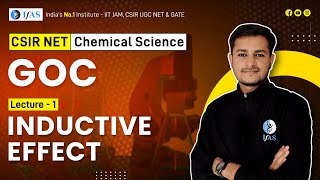 Inductive Effect CSIR NET  Complete GOC for CSIR NET Chemistry [upl. by Anelim]