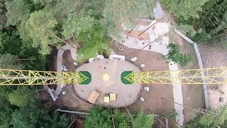 80 Meter Sling Shot  Merlin And The Magic Circle ONRIDE Video Freizeitland Geiselwind NEW 2021 [upl. by Ahsital80]