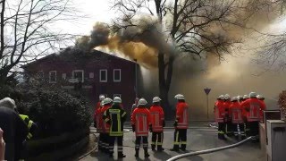 Feuer MTVTurnhalle in Winsen Luhe brennt 2 [upl. by Reynold]