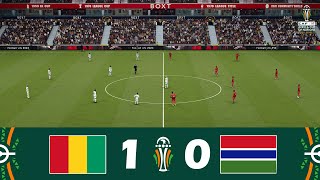 Guinea vs Gambia 10  CAF Africa Cup of Nations 2023  Match Highlights [upl. by Dorthea]