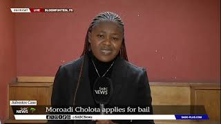 Asbestos Case  State to oppose Moroadi Cholotas bail application [upl. by Lindie]