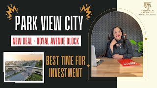 Park View City Lahore Plots on Instalment in RUDA Approved Society  Royal Avenue Block Price Detail [upl. by Pastelki]