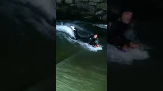 Bodyboarding a river in Colorado shortsyoutube shorts10 boogie50states novelty shorts [upl. by Zetrok]